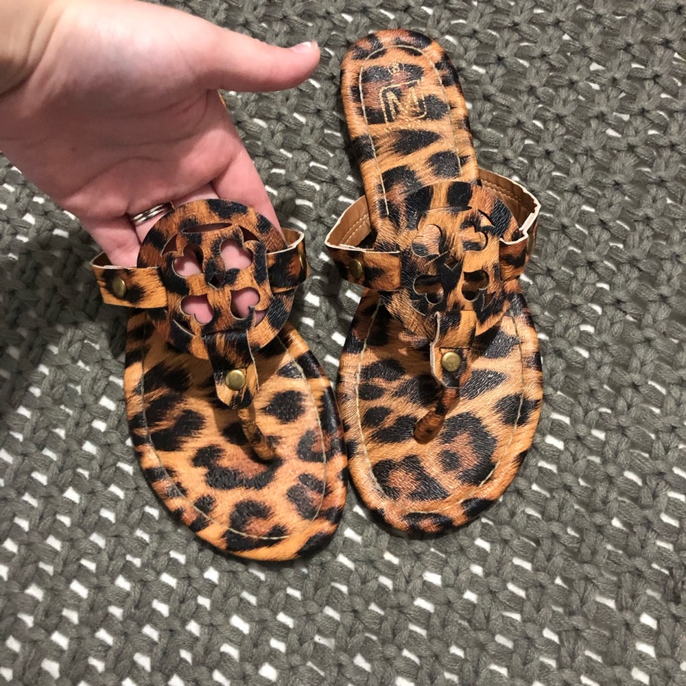 Leopard Sandals